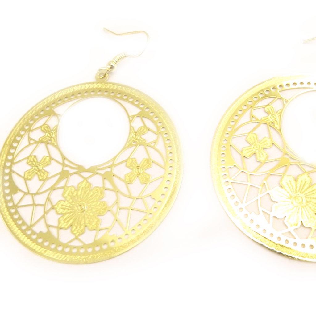 Les Trésors De Lily [L5223] - Золотые дизайнерские серьги «Кармен»