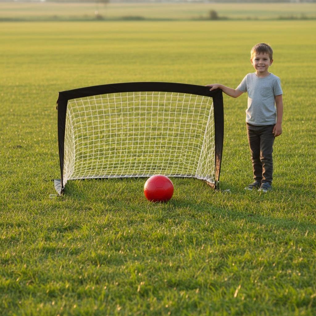 Foldable Soccer Net Easy Setup Athletic Gear Sturdy for Outdoor