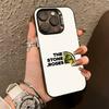 Чехол для телефона S-Stone R-Roses Band для iPhone 17,16,15,14,13,12,11 Plus,Pro Max,XS, Цветной Серебристый Черный Чехол