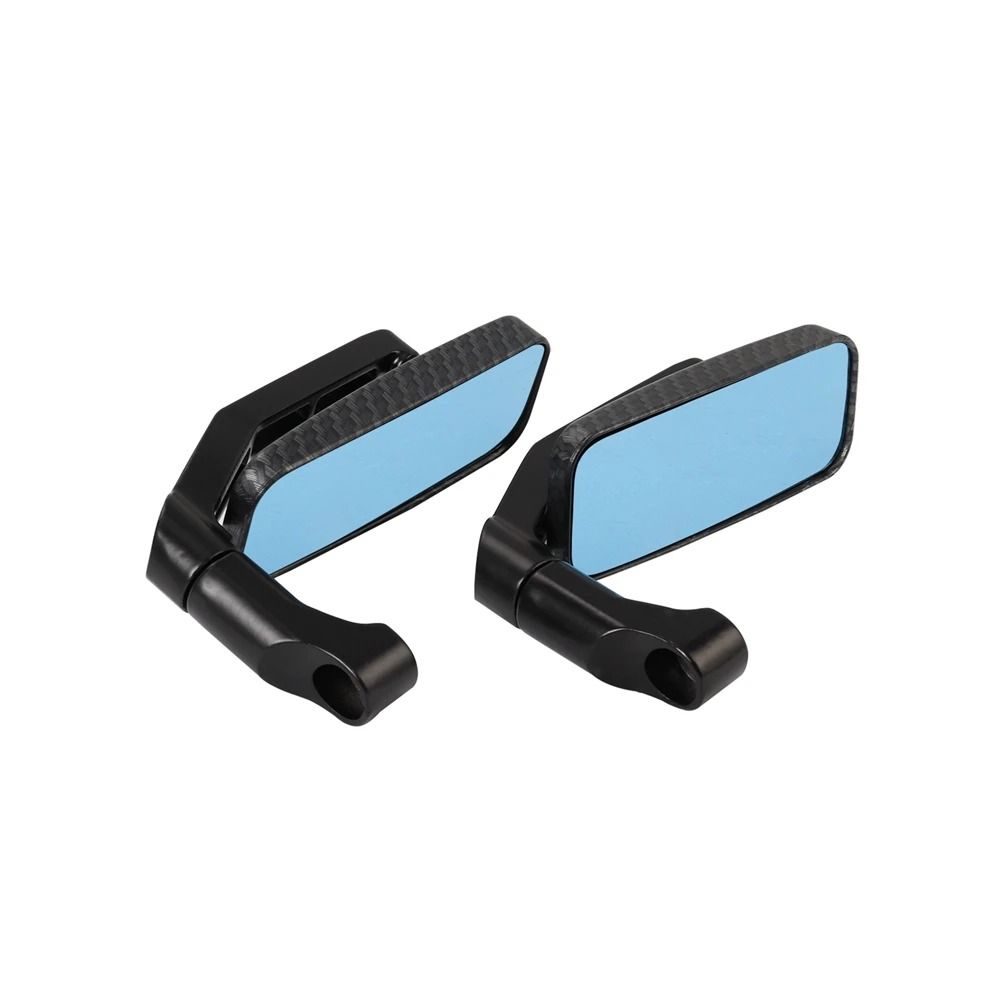 Adjustable Rear View Mirror  For Scooter Blue Glass Motorcycle Handlebar Rearview Mirrors  ATV