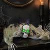 Indoor Outdoor Festive Decor 6Pcs Halloween LED Glowing Eyes with Timer And Remote, Light Up Purple for Pumpkins Skeleton Eyes, Horror DIY Masques,