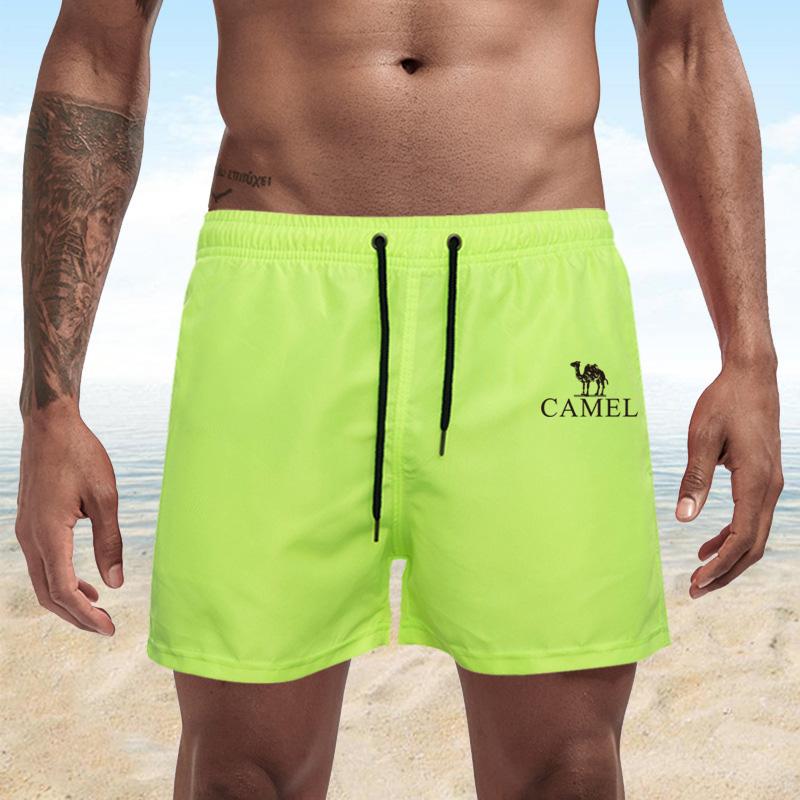 Summer Men's Swimwear Shorts Embroidery Brand Beachwear Sexy Swim Trunks Men Swimsuit Low Waist Breathable Beach Wear Surf Shorts