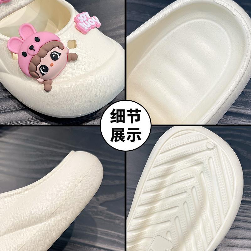 Новые тапочки eva, женские, летние, домашние, девичьи, в форме сердца, милые, с мягкой подошвой, нескользящие, дезодорирующие, домашние тапочки