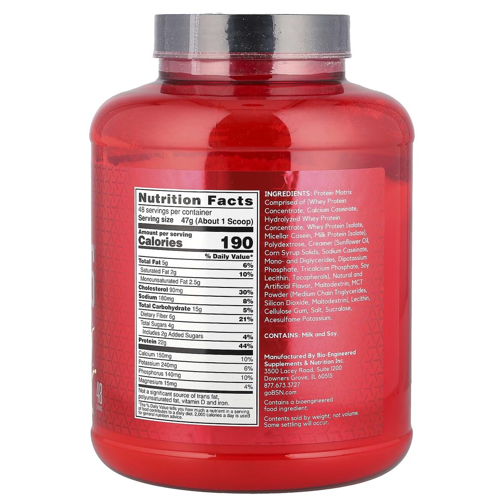 BSN Syntha-6, Ultra Premium Protein Matrix, Vanilla Ice Cream, 5 Lb (2.27 Kg)