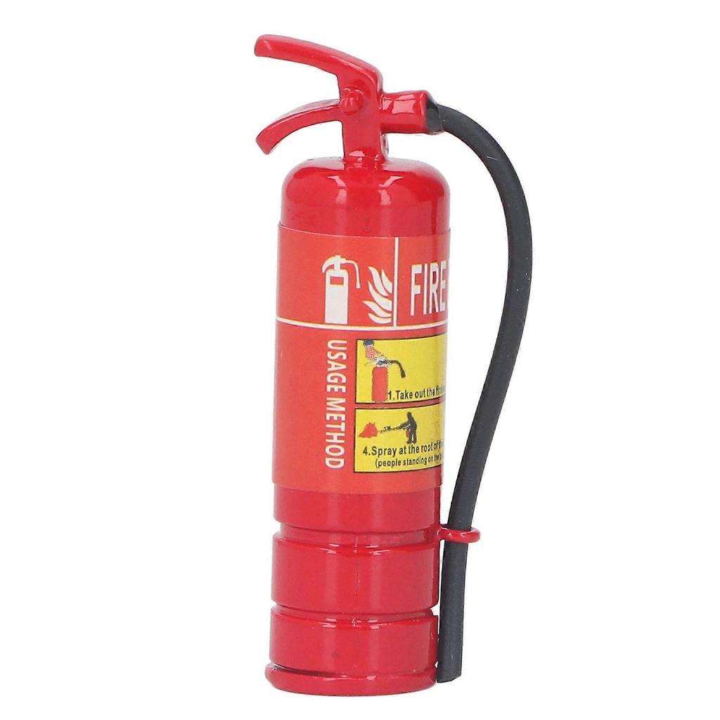 Dollhouse Fire Extinguisher Mininature 1:12 Scale Alloy Model Decorative Accessories L
