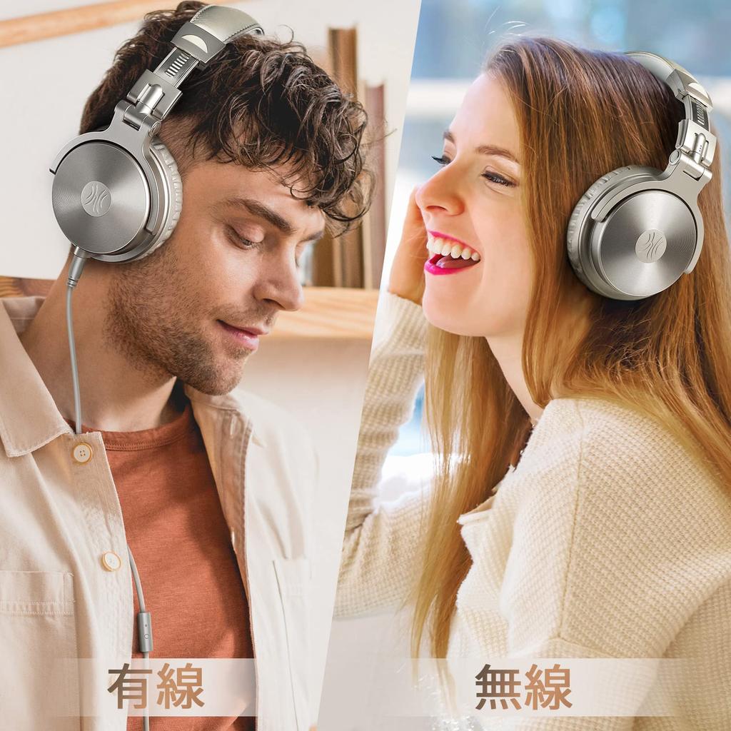 OneOdio ProC Wireless Headphones Bluetooth Headphones Wired Wireless Dual Use Bass Enhancement Bluetooth Compatible with AAC 110 Hours Playback