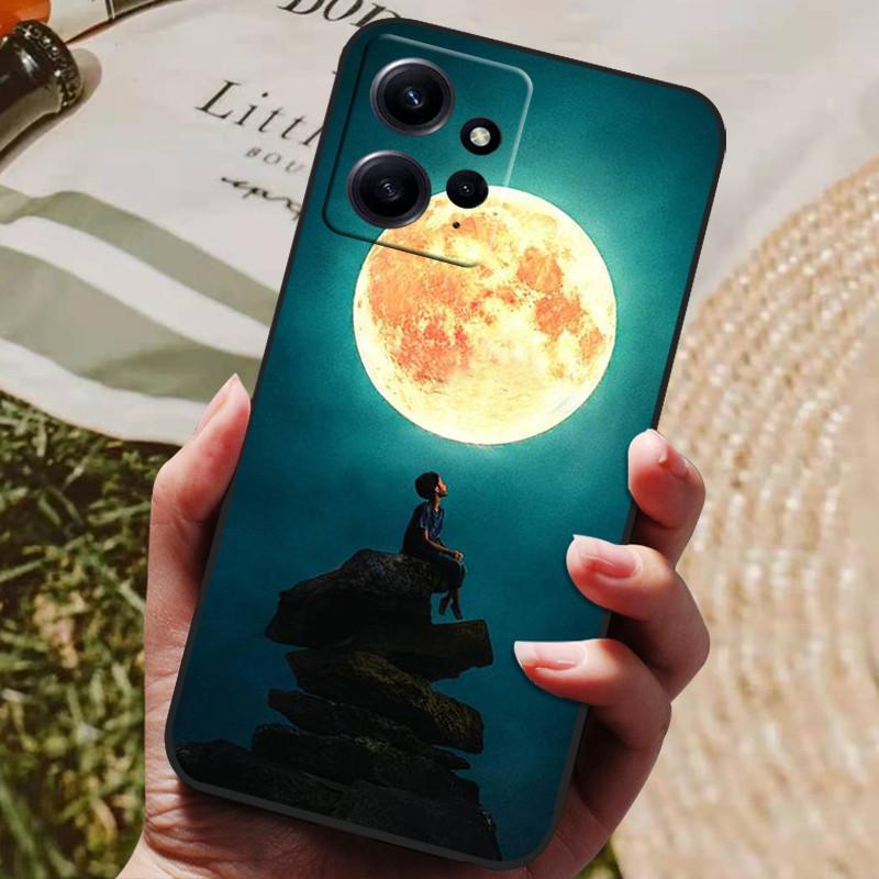 Для Redmi Note 12 4G Чехол Силиконовая Задняя Крышка Чехол для Телефона для Xiaomi Redmi Note12 4G Чехлы Redmi Note 12 4G 2023 Мягкий Бампер coque