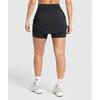 Gymshark Ruched Skort Black B3c8n Bb2j