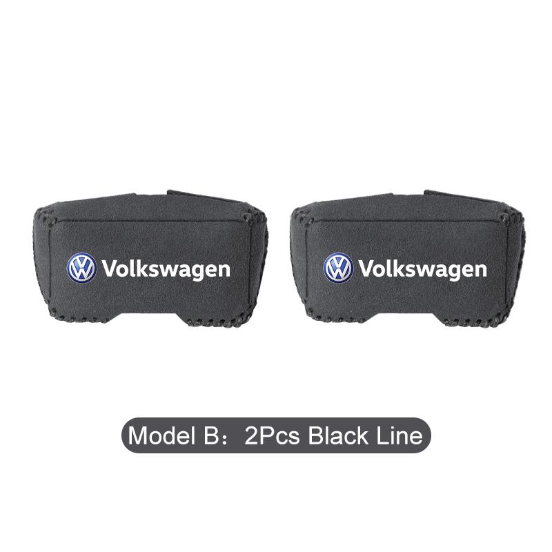 Volkswagen Car Emblem Seat Safety Belt Buckle Cover Interior For VW Golf Amarok T5 Phaeton Teramont ID3 Tiguan T-Cross zh3