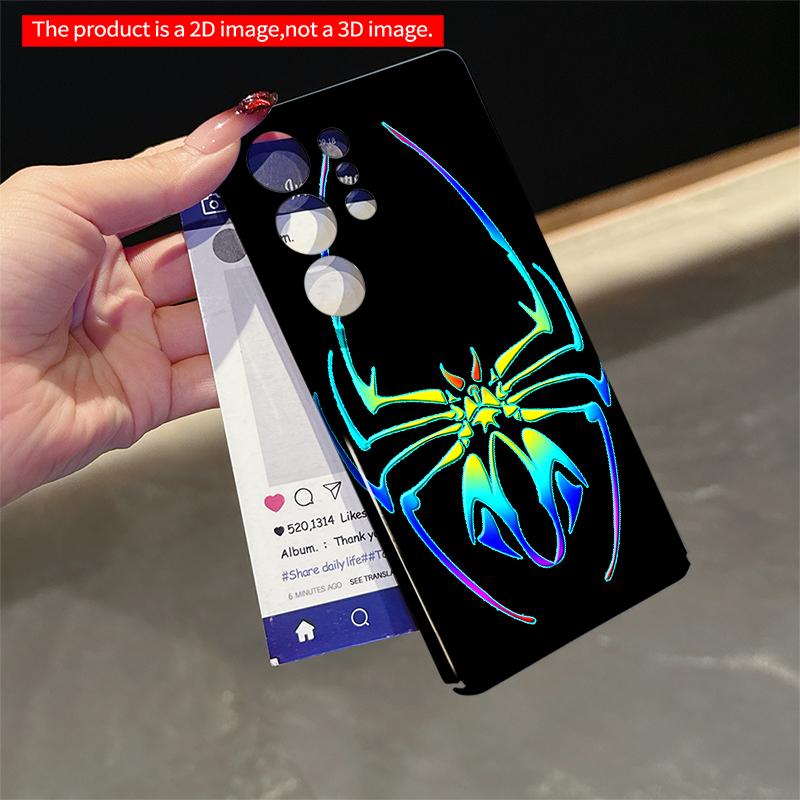 2DFlat Samsung phone case Vibrant Spider Design Phone Case Applicable to Galaxy S23 S24 S25ULTRA S26 A12 A14 A15 A16 A54 A55