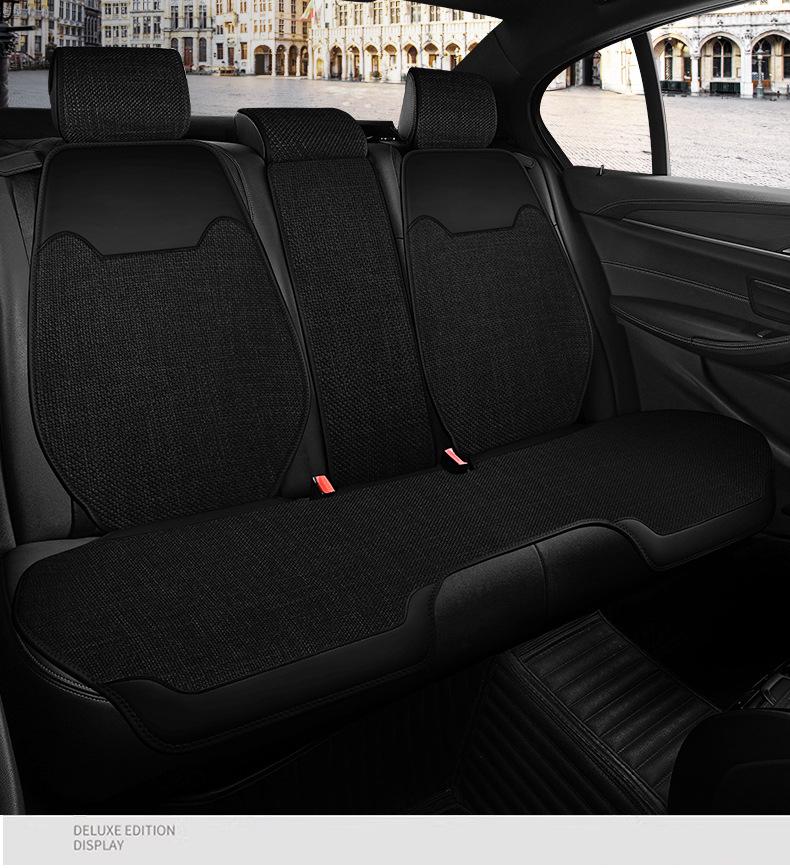 Breathable Linen Seat Covers for Geely Galaxy L7/LT MAX - Asian Games Phantom Design