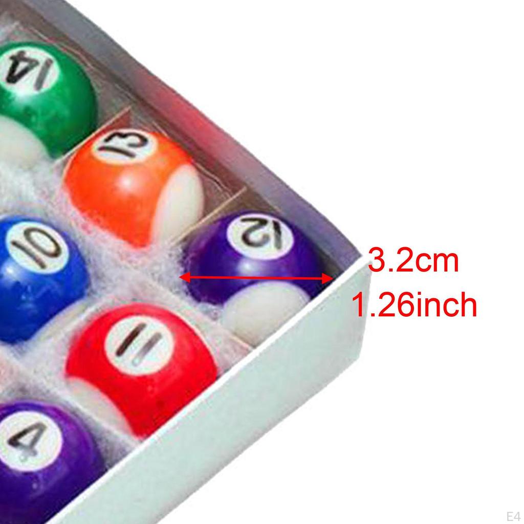16 мини-бильярдных шаров, полный набор с треногой, детская игрушка в подарок, небольшой бильярдный стол
