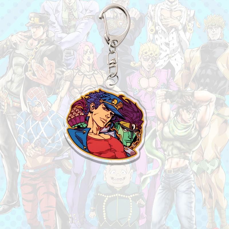Акриловый брелок JoJo's Bizarre Adventure Крестоносцы Звездной Пыли Звездный Платинум Подвеска для Сумки Аксессуары для Ключей Фестивальный Подарок