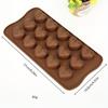 1pc Silicone Chocolate Mold - DIY Cake & Cookie Tool Perfect for Birthday Treats & Baking Essentials, DIY Treat Molds Silicone Baking Molds