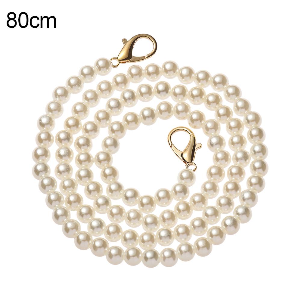 Sizes Shoulder Bag Straps DIY Purse Replacement Bags Handbag Handles Long Beaded Chain Pearl Strap