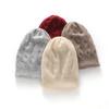 Soft Cashmere Autumn and Winter New Style Women's Double Layer Thickened Casual Ear Protection Pile Hat Fashionable Knitted Hat