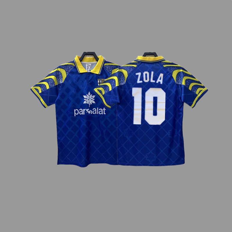 Parma retro jersey football jersey classic nostalgic Zola Cannavaro Buffon Gilardino jersey