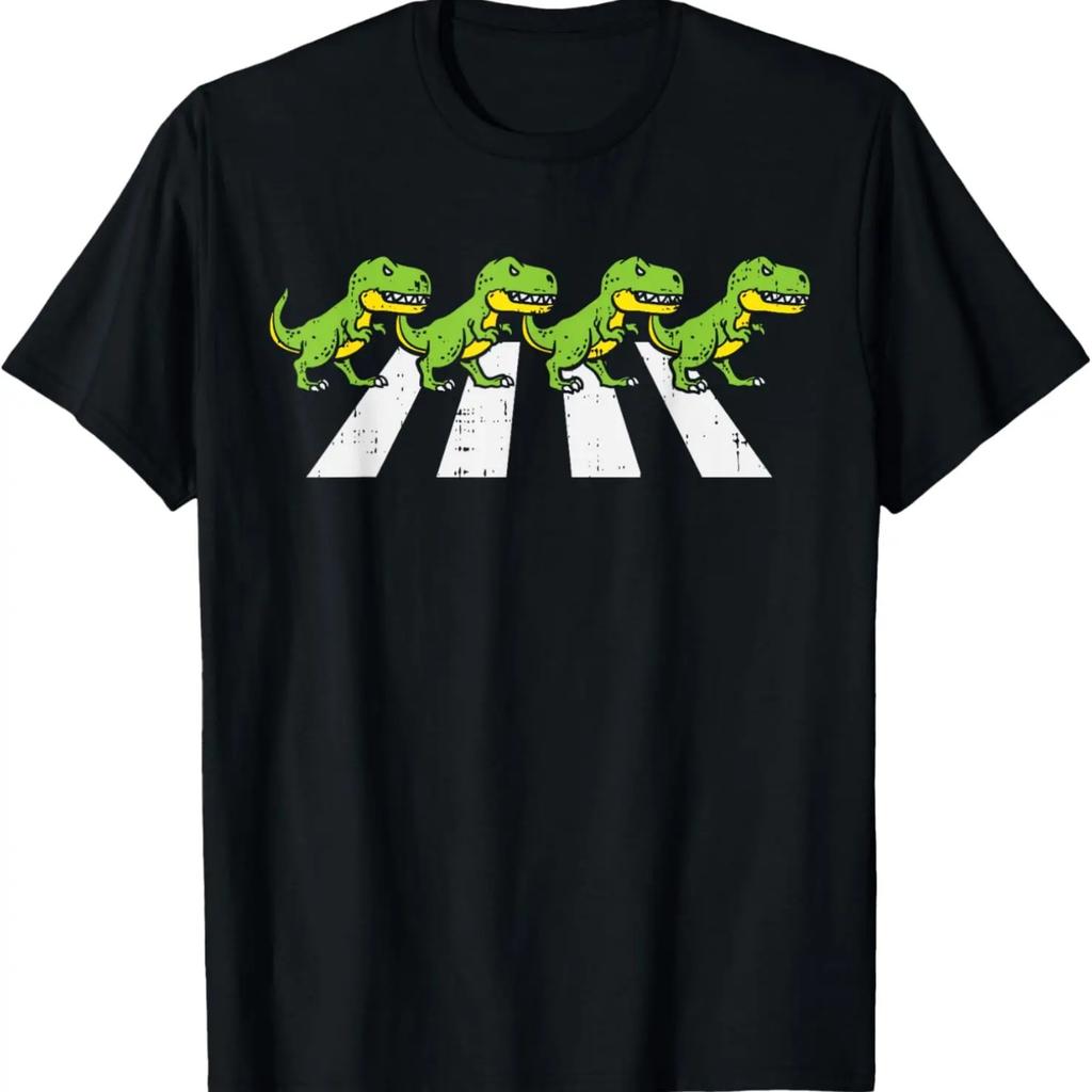 Trex Crossing Road Funny Crosswalk Pun Dinosaur Lover Gift T-Shirt