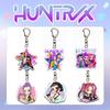 Kpop Demon Girls Huntrix Saja Boys Keychains for Accessories Bag Marcus Rumi Zoey Jinu Ramen Ramyeon Keyring Jewelry Fans Gift