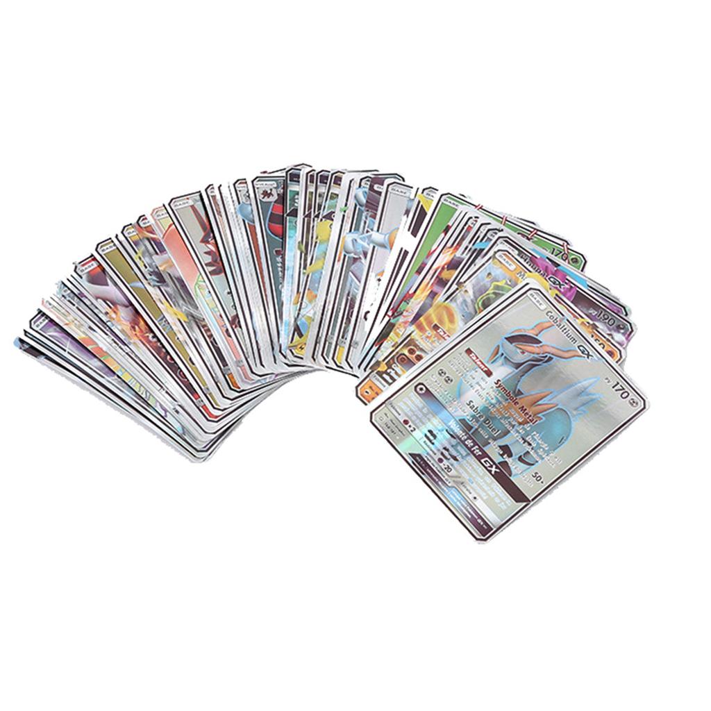 100 шт. Карты TCG Разноцветные Золотая Фольга Ассорти, Карты GX V- DX Charizard Обычные/Необычные Карты V-max Коллекция