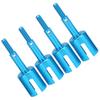 4Pcs RC Aluminum Alloy Front Rear Wheel Axle Cup for Tamiya TT01 RC Car Upgrade Parts