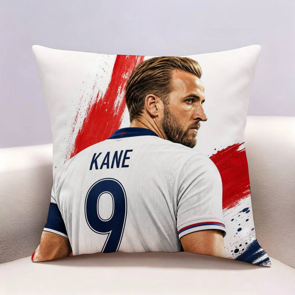 HHarry Kane football Doublesided print Pillow Case for Sofa Living Room Home office Decor Protective Cover