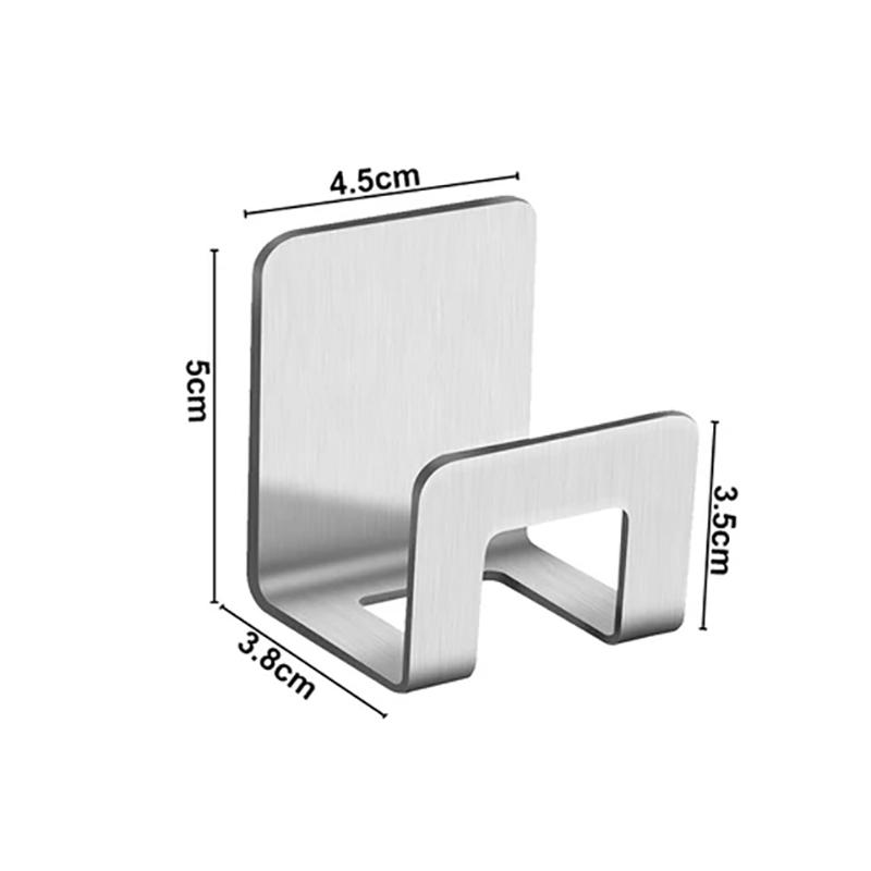Поднос для раковины из нержавеющей стали, сушилка для кухонной мойки, держатели для губок, самоклеящийся держатель для хранения крючков, органайзер для кухонной проволочной тряпки