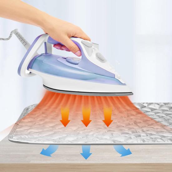 Ironing Board Cover Heat Resistant 200 Degrees Celsius Ironing Pad Foldable Compact