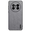 For Huawei Mate 70 Air Case Wood Texture PU Leather Coated PC TPU Phone Cover