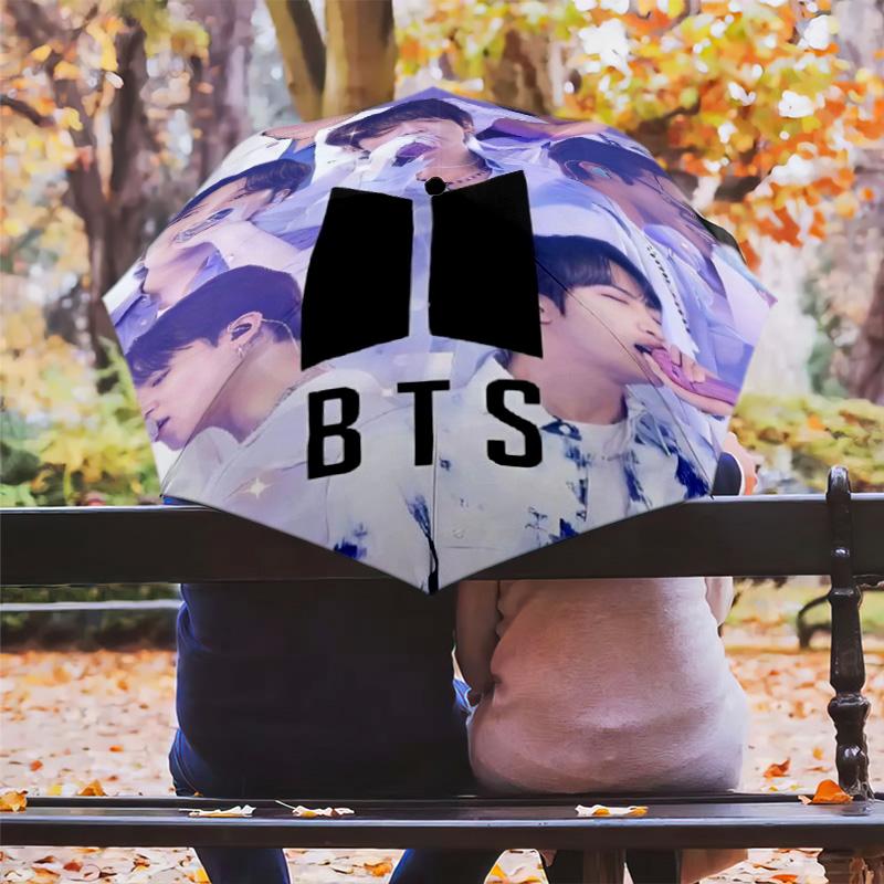 Harmony Melody: BTS's Sonic Journey Folding umbrella Portable Suitable for all seasons outdoor Gift Three folds