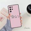 Cute Baby Elephant phone case For Samsung Galaxy S24 S25 S23 S22 Ultra Note 10 20 Plus S20 S21 FE Cover