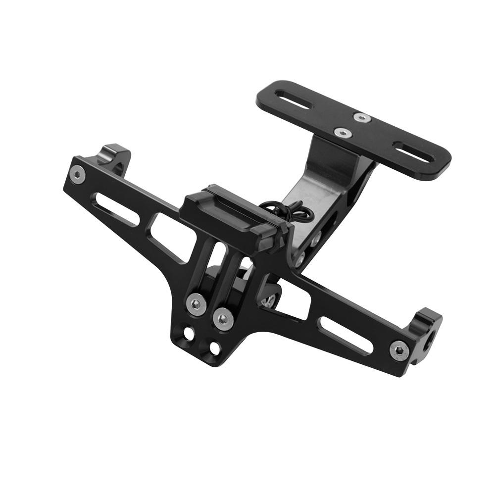 FOR KAWASAKI Z125 Z 125 Z125PRO 2015-  2018  Motorcycle Adjustable Angle License Number Plate Frame Holder