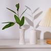 Ins White Ceramic Vase Room Decor Modern Ceramic Flowers Bottle Decorative Aesthetic Flowers Vase Wedding Home Decoration
