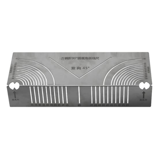 Инструмент для маркировки угловой дуги, инструмент для гибки и сварки квадратных стальных труб под углом 90 градусов, регулируемый линейный дуговой скрайбер для металлообработки
