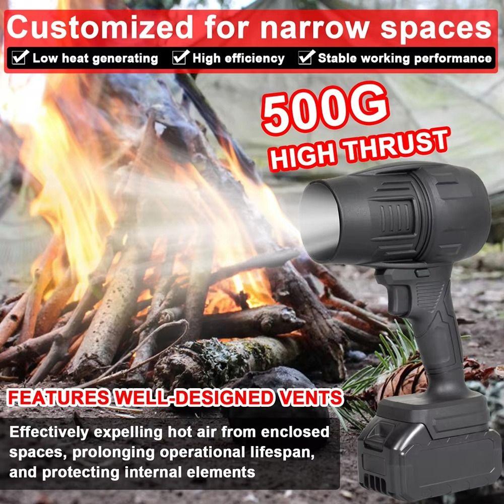 Durable Stepless Speed Fan High Power 500g Thrust Jet Fan 1000W Violent Fan Jet Leaf Air Blower for Makita Battery