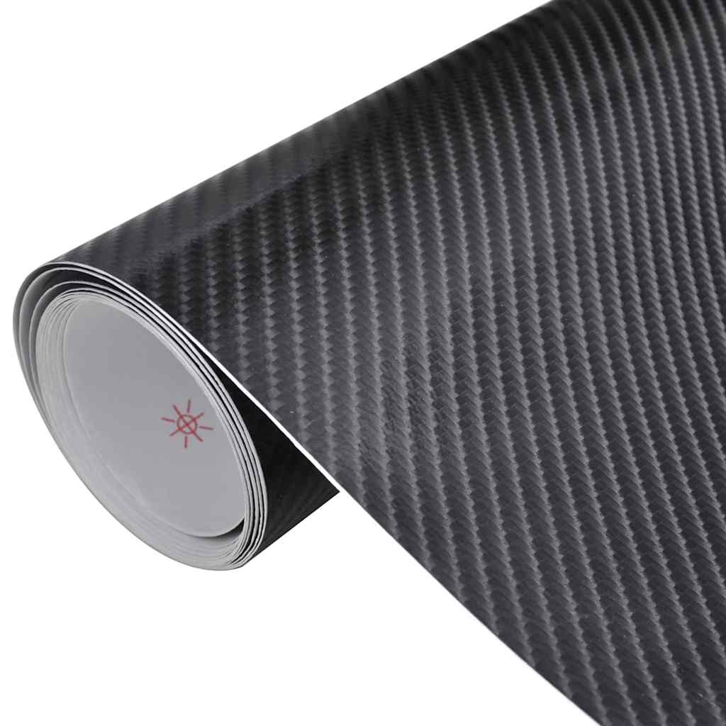 Car Wrap Film 4D Black 100x150 cm