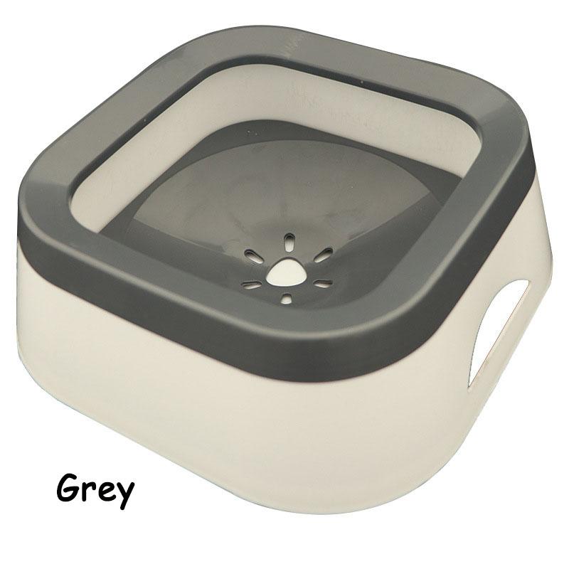 Миска для домашних животных, противобрызгивая, плавающая, не мокрая, кормушка для собак, 1 л, нескользящая, изогнутая, для собак, автомобильная, товары для животных