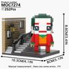 MOOXI Серия Фильмы MOC Набор Кирпичиков Фигурка BrickHeadzed Модель DIY Строительные Блоки Монтессори Детские Обучающие Игрушки Для Детей Подарок