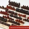 Настольный держатель для кистей и ручек для каллиграфии из массива дерева в античном стиле