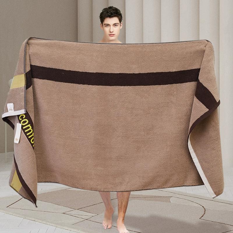 Полотенца для ванной из 100% хлопка 70x140см для ванной комнаты, мягкие и впитывающие винтажные банные полотенца для женщин и мужчин, полотенца для обертывания, 1 шт.