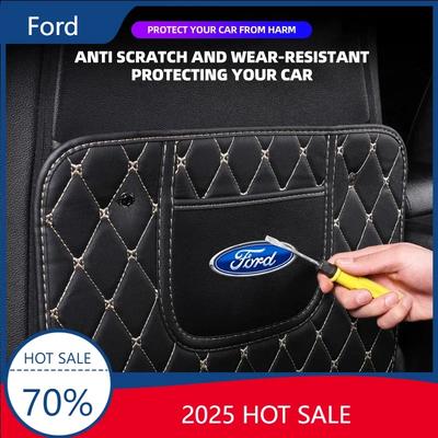 Горячее 2025 Горячее Для Ford 1 шт. Стайлинг автомобиля Накладка на сиденье автомобиля от пинков Автоаксессуары Для Ford B-Max cmax smax KA st line Galaxy Explor