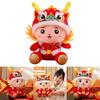 2024 Dragon Year Lucky Mascot Plush Toy Wholesale With Logo For New Year Gifts