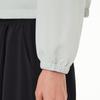 ANDAR Linen-Like String Crop Shirt