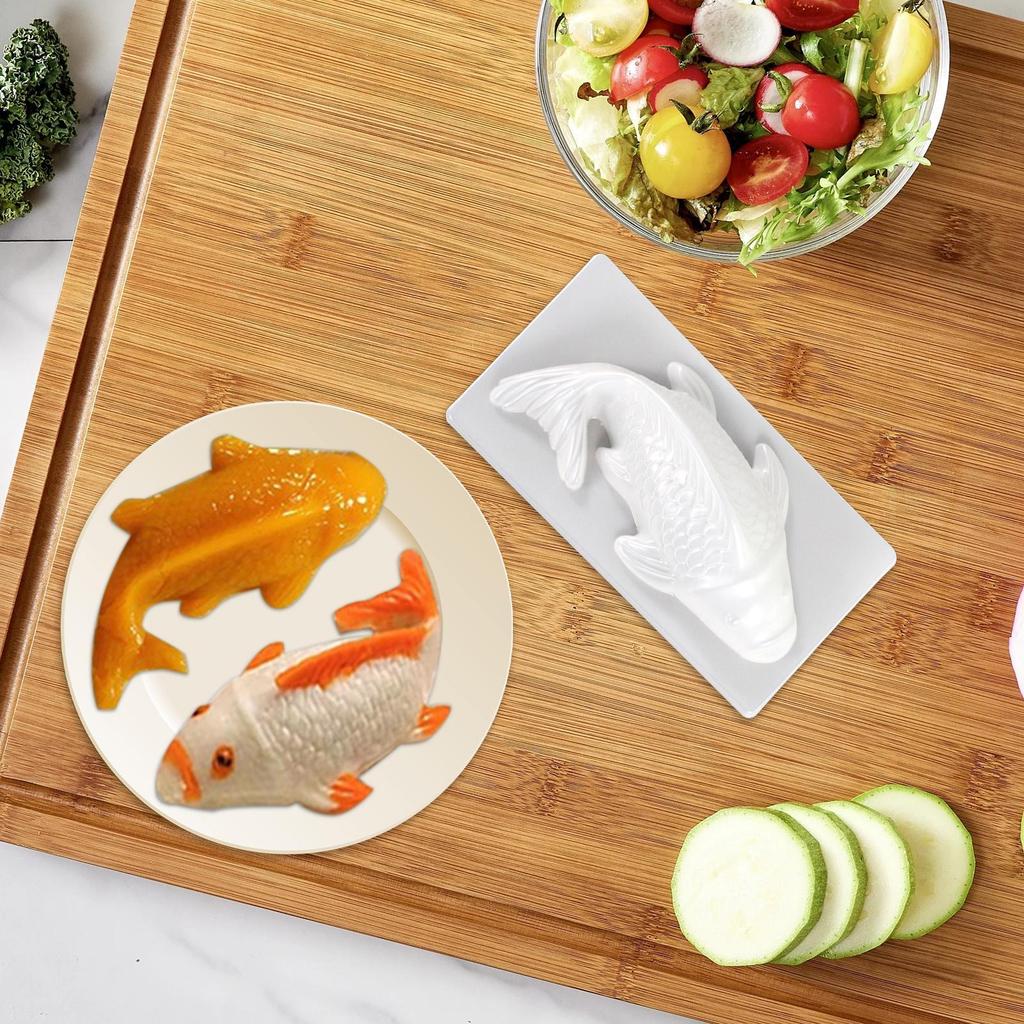 Форма для рыбы 3D Koi Fish Shape Пластиковая форма для торта, шоколадного желе, мыла своими руками, сахарная форма для выпечки