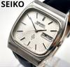 [USED] Working Seiko Road Quartz Day Date Watch with Battery and Strap