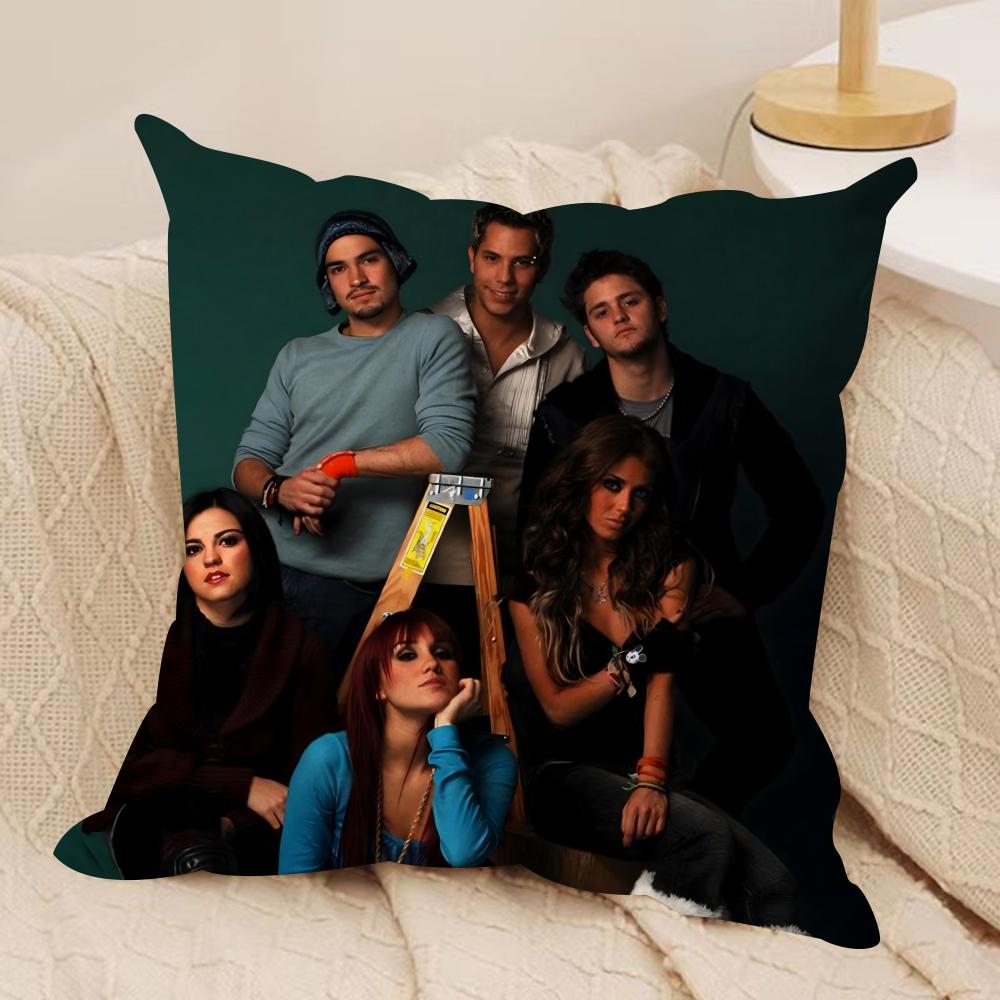 Полосатый R-RBD R-Rebelde Чехол-подушка Мягкий Плюшевый Двусторонний Чехол для Подушки Уютный Чехол для Подушки на Диван Домашний Подарок для Гостиной