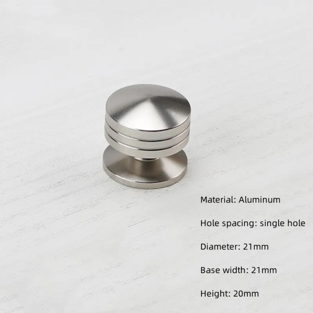 Silver Furniture Handle Single Hole Furniture Knobs Small Door Handle Cabinet Pulls  Wardrobe
