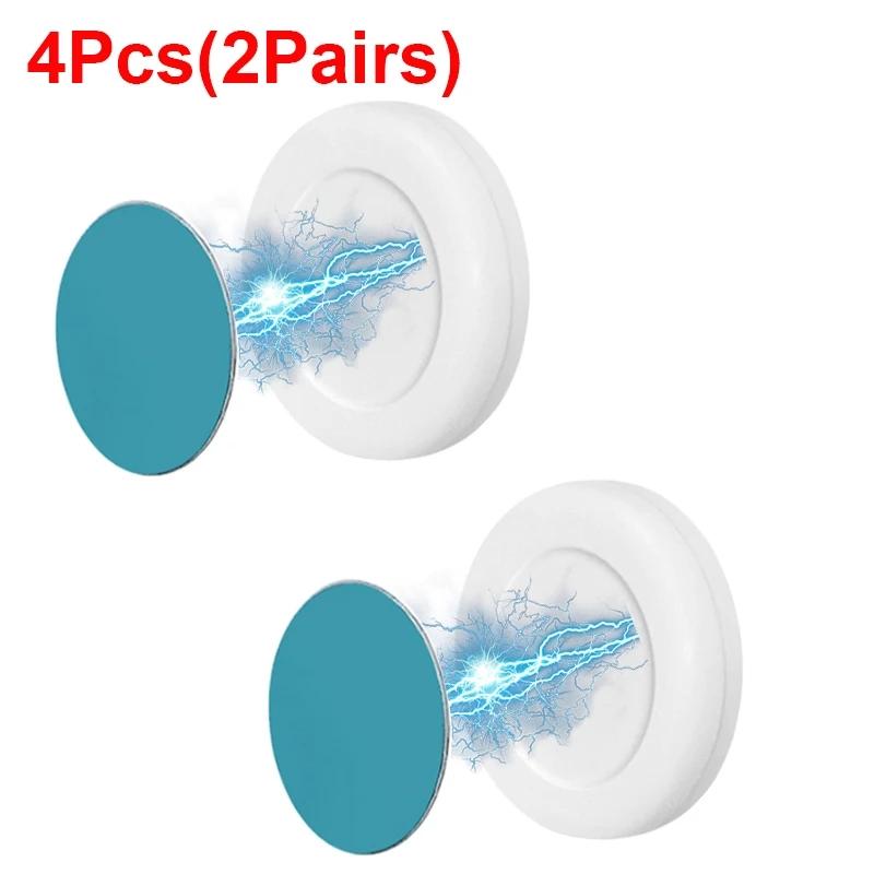 2 пары настенных креплений с сильным магнитом, крючок-держатель для наклейки на холодильник, держатель для хранения с дистанционным управлением, домашний органайзер, крючки