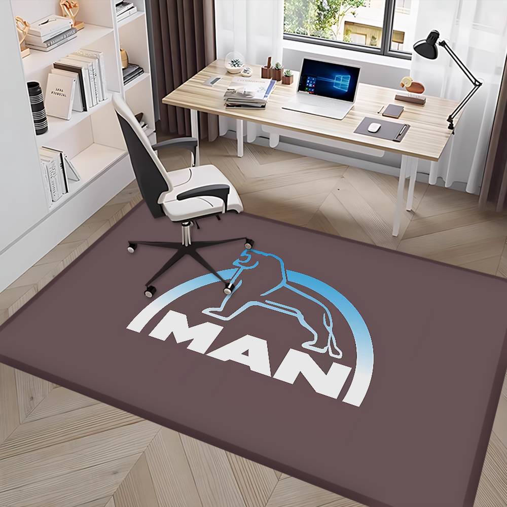 M-Man Truck Logo Door Mat Nordic Style Bedroom Living Room Doormat Home Balcony Anti-Slip Alfombra