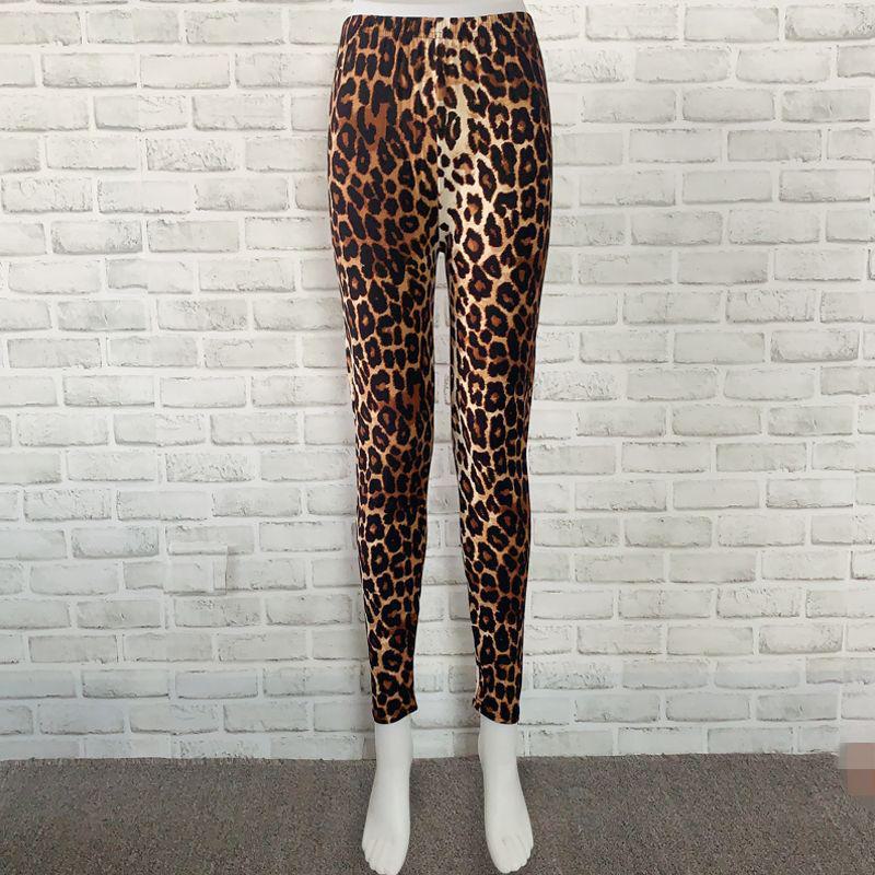 Leopard Print High Waist Stretch Leggings - Stylish and Comfortable Women's Skinny Pants, Hot Sale!